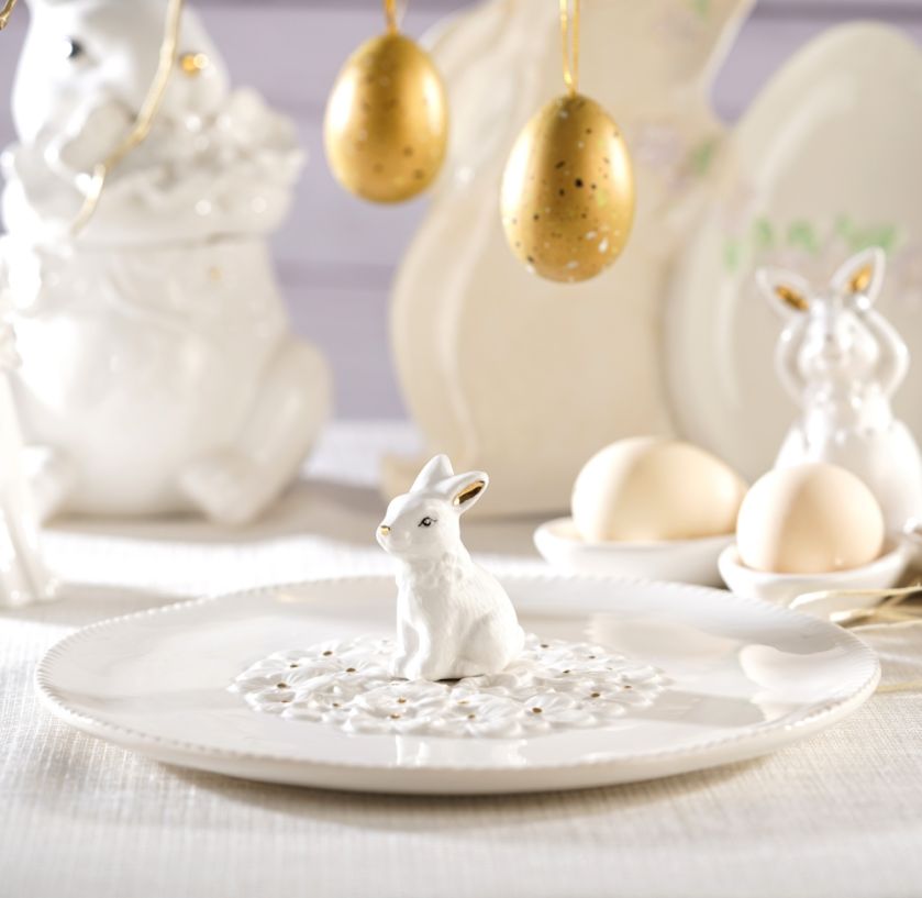 Talerz wielkanocny z zajączkiem