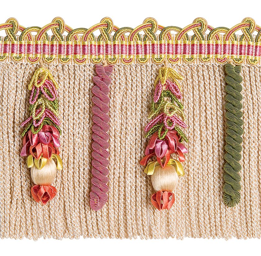 W jaki sposób wykończyć tkaninę? Wymyślną bordiurą z frędzlami albo koronkowym paskiem z zawieszkami czy