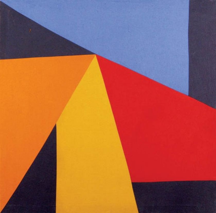 Kajetan Sosnowski, Układy równowartości 67 z cyklu Obrazy szyte , lata 1973-1986, cs 31 000 zł, DESA UNICUM