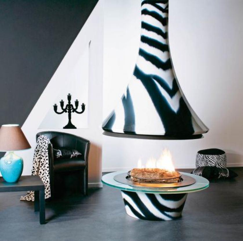 W zebrę, panterkę czy cętki żyrafy? Savanna - oryginalne wzory nowej kolekcji kominków francuskiej firmy