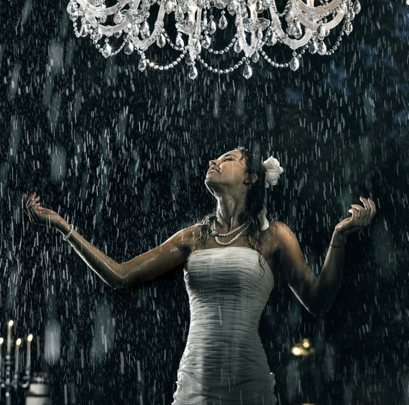 Żyrandol Drylight od Masiero. Zdjęcie: Luminosfera