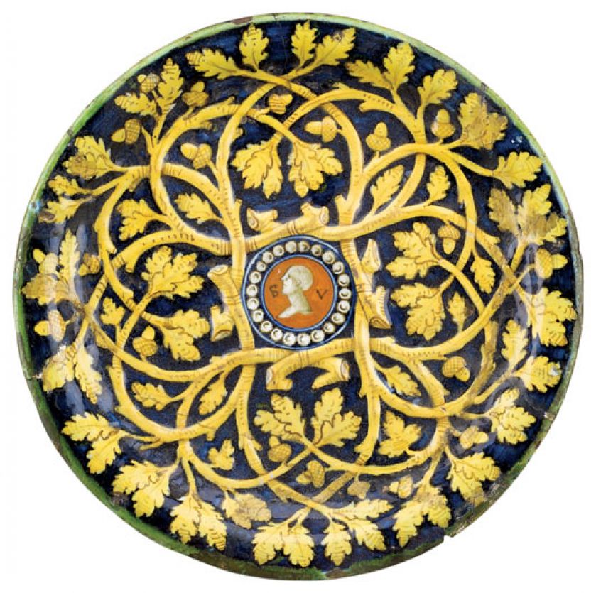 Z dębowym wzorem, 1525-45 r., Włochy