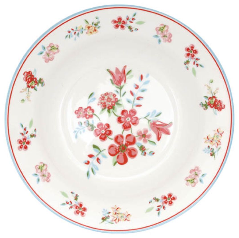 Porcelanowy talerz Sophia White firmy Green Gate kosztuje 49 zł. WONDERHOME