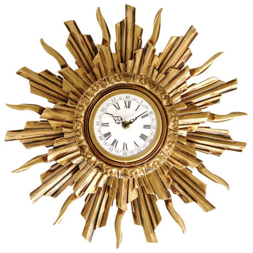 Zegar w stylu Króla Słońce. CZERWONA MASZYNA