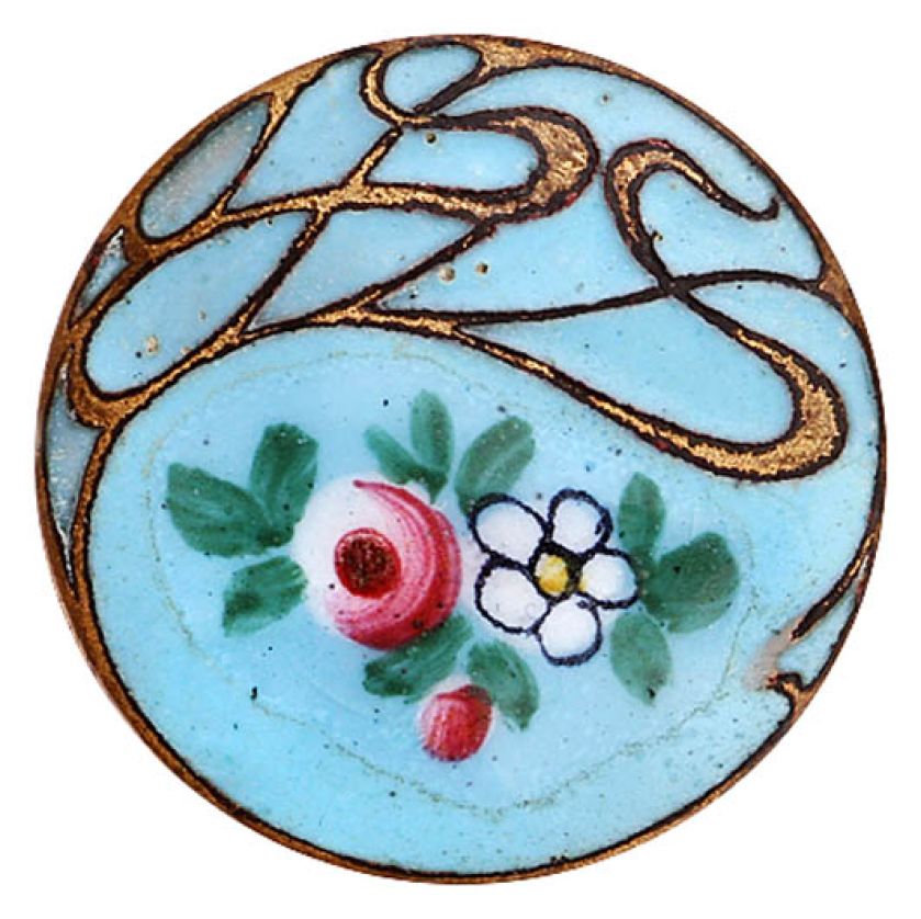 Guzik w stylu wiktoriańskim, fot. Shutterstock.com