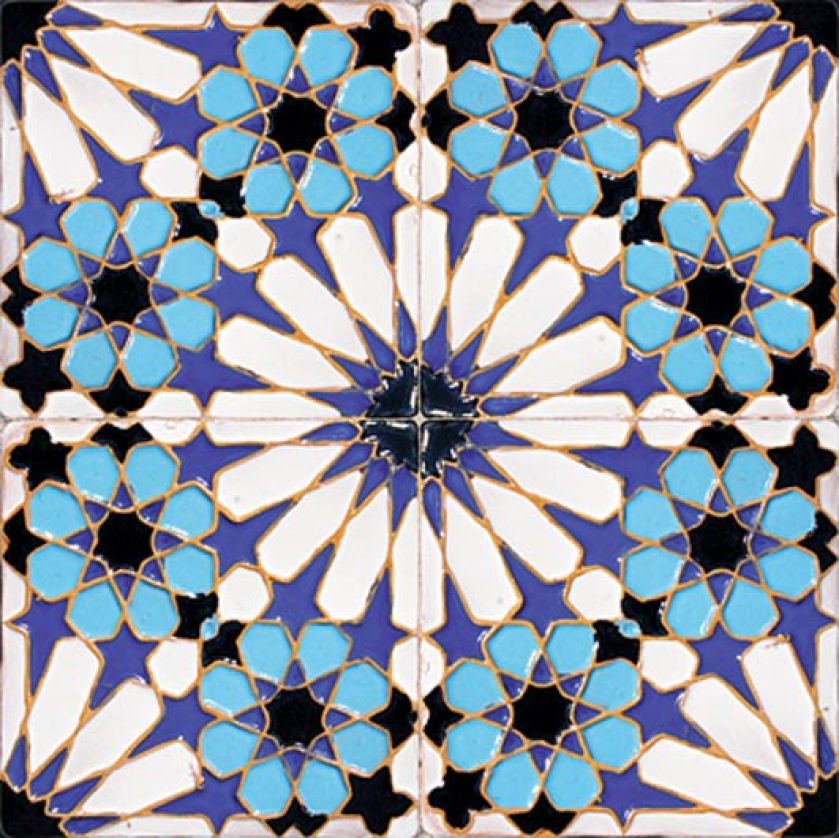 Mauretańska płytka. EUROMKII. Malowane płytki