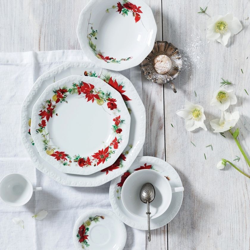 porcelana dekoracje na boże narodzenie