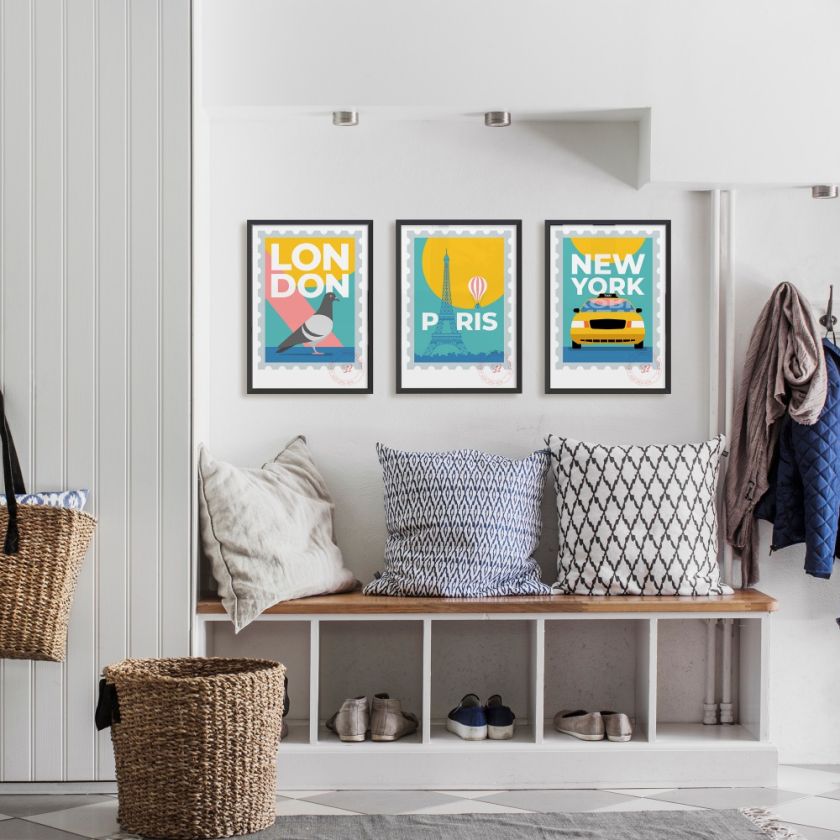 przedpokój wystrój skandynawski