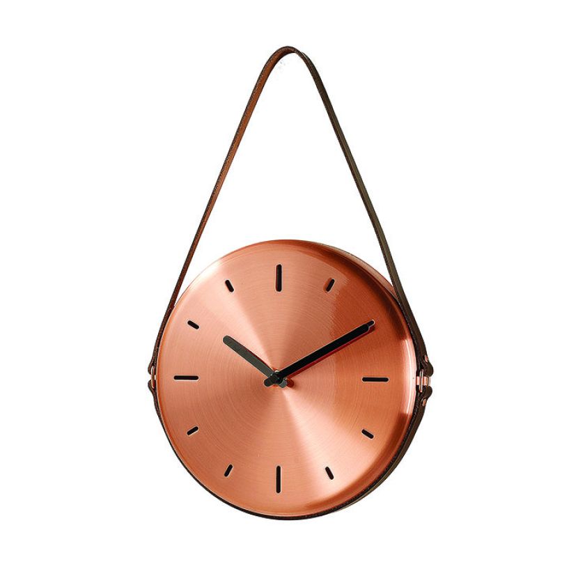 Zegar Le Pukka, lepukka.pl. Dobre zestawienie: pudrowy róż plus miedź lub szmaragd