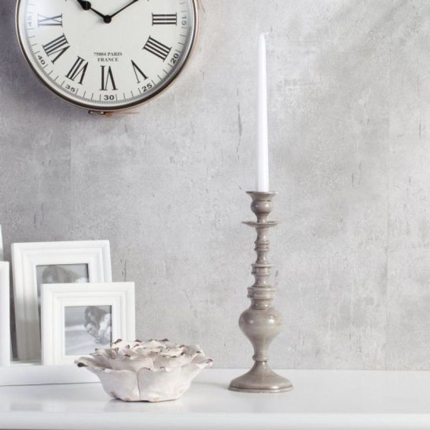 Świecznik Lajta Grey, Dekoria. Świeczniki, które dekorują wnętrza