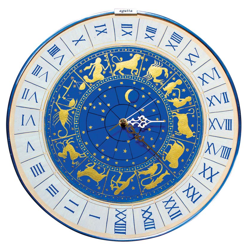 Agata Skoczylas, ręcznie malowany zegar Wenecka noc .