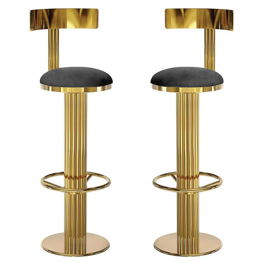 Stołek barowy Gilberto. Art déco – lekcja stylu