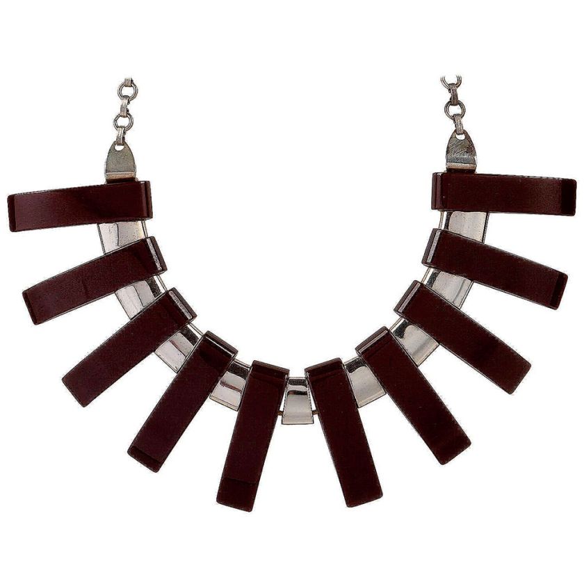 Bakelitowy naszyjnik, lata 30. XX w.