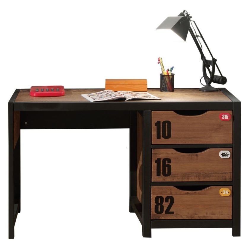 biurko dziecięce w stylu industrialnym