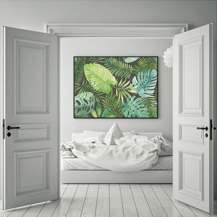 Plakat egzotyczny, DRU, pakamera.pl. Dekoracje do domu: kwiaty na ścianach, meblach i w doniczkach