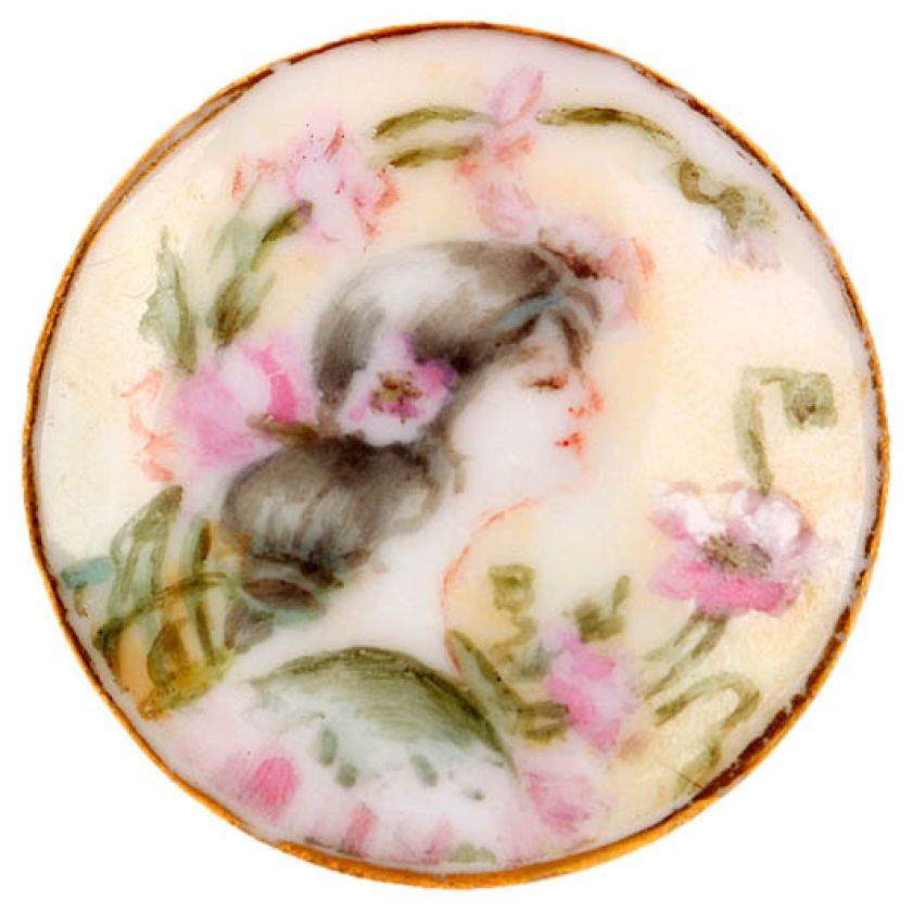 Guzik z epoki wiktoriańskiej, fot. Shutterstock.com