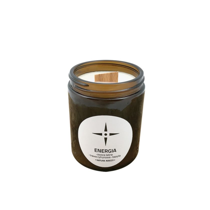 domowe spa ręcznie robiona świeca sojowa