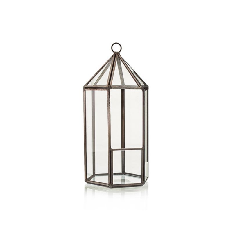 letnie dodatki do salonu szklany lampion