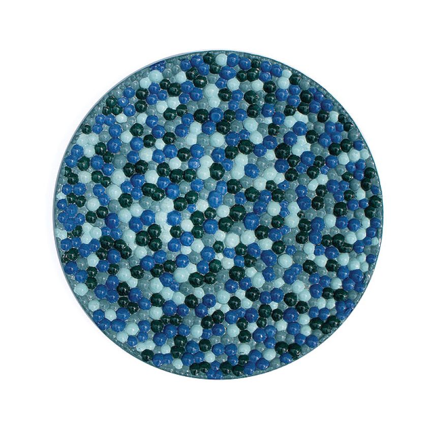 Talerz Mikrostruktura, MLY STUDIO. Nowoczesna, kolorowa zastawa stołowa