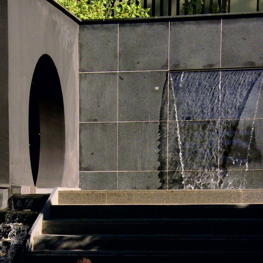 Ogród przy zabytkowej willi w Gdańsku