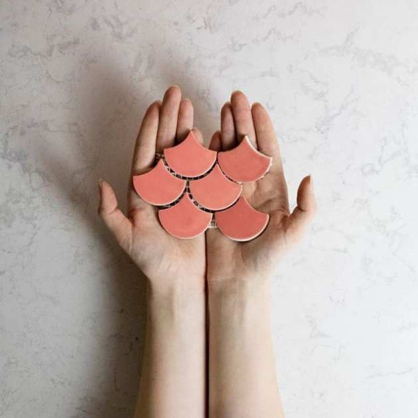 Ręcznie robione płytki z manufaktury Mercury Mosaics, mercurymosaics.com