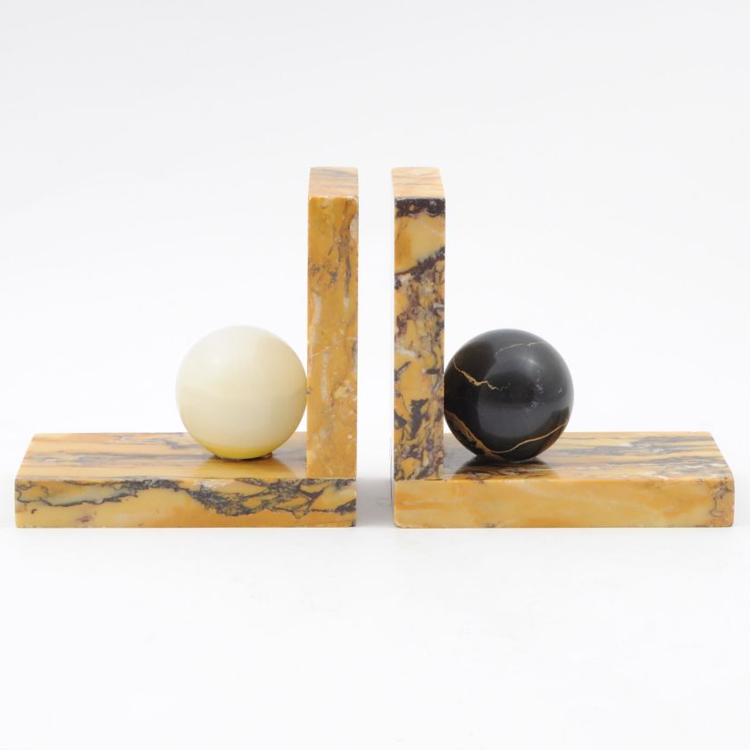 podpórki do książek marmurowe