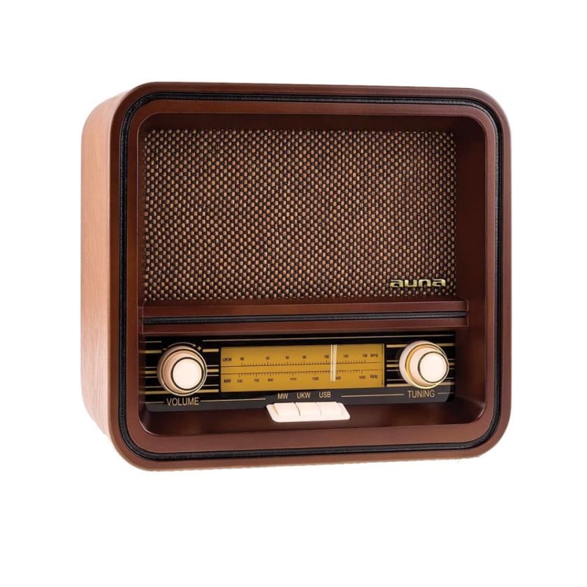 prezent pod choinkę retro radio