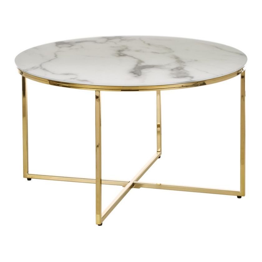 stolik kawowy marmurowy glamour