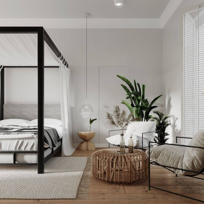 Klasyczne i naturalne wnętrza z nutką industrializmu w domu