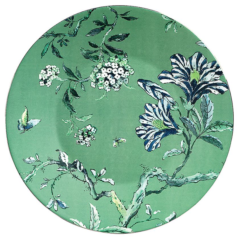 Talerz pofałdowany, jakby wypalany ręcznie, talerz od BLOOMINGVILLE