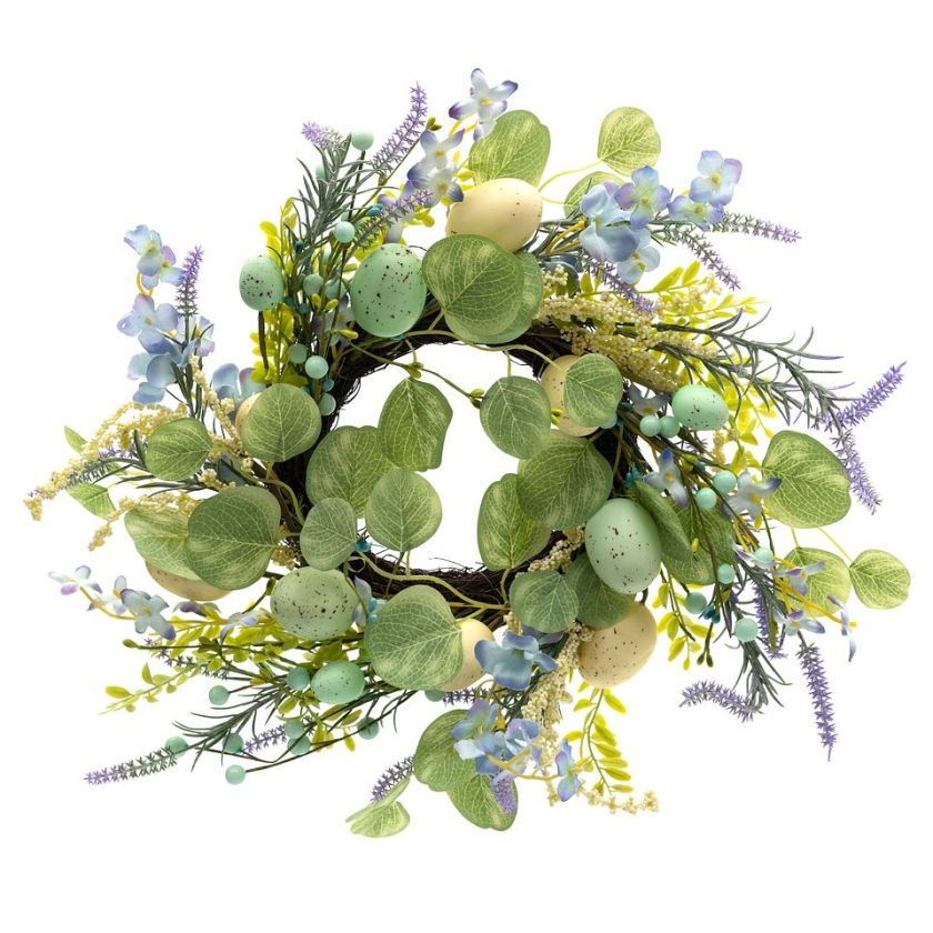 wianek wielkanocny na drzwi