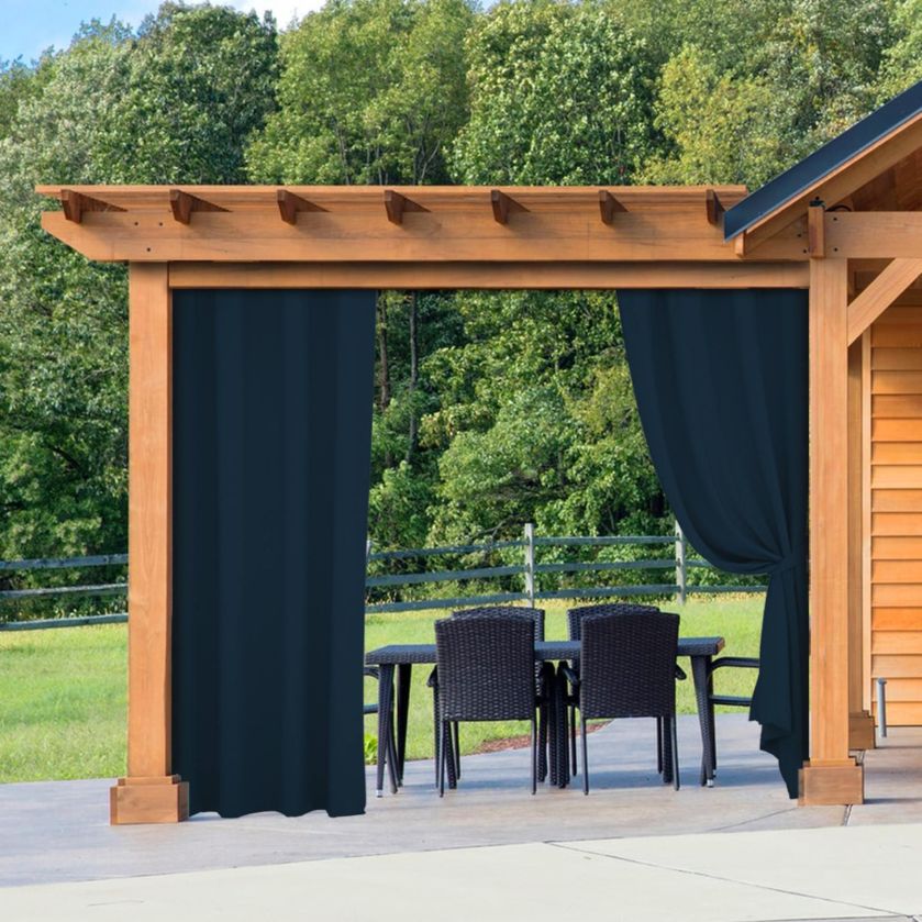 zasłony do altany tarasu ogrodu