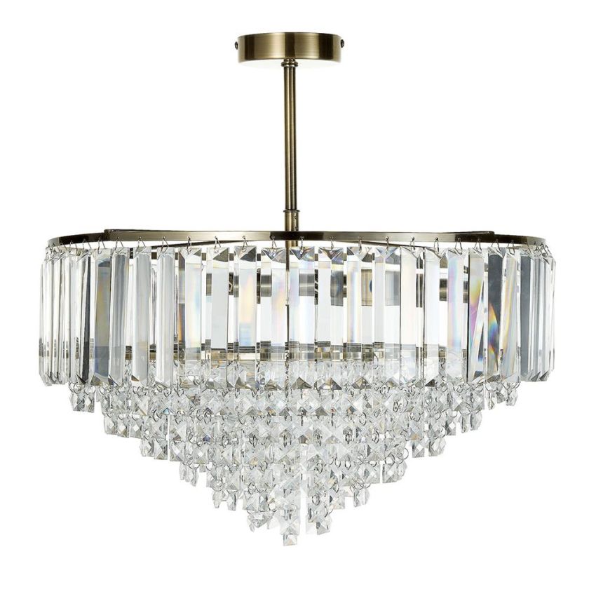 żyrandol do salonu glamour