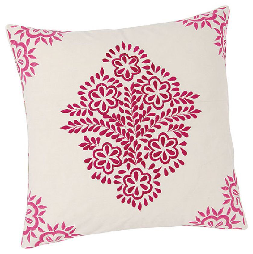 Dekoracyjne poduszki, kolorowy dom