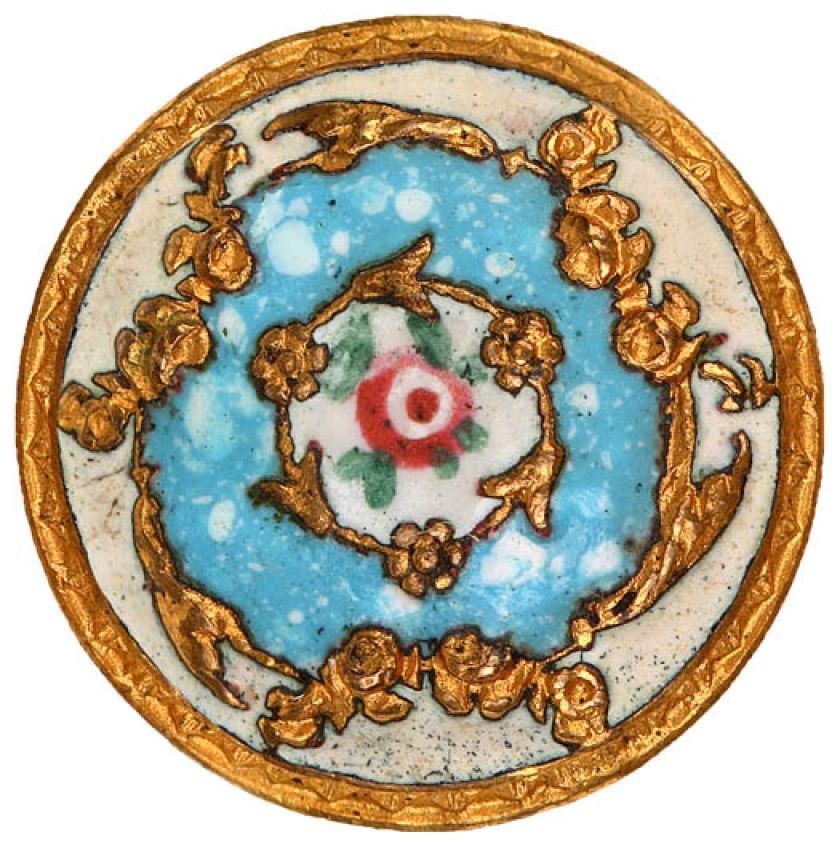 Guzik z epoki królowej Wiktorii, fot. Shutterstock.com