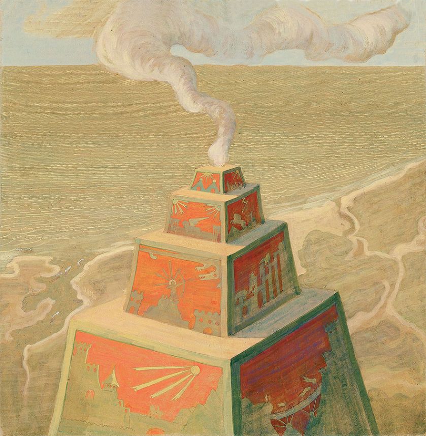 Ołtarz ofiarny , 1909 r. Paleta pełna dźwięków