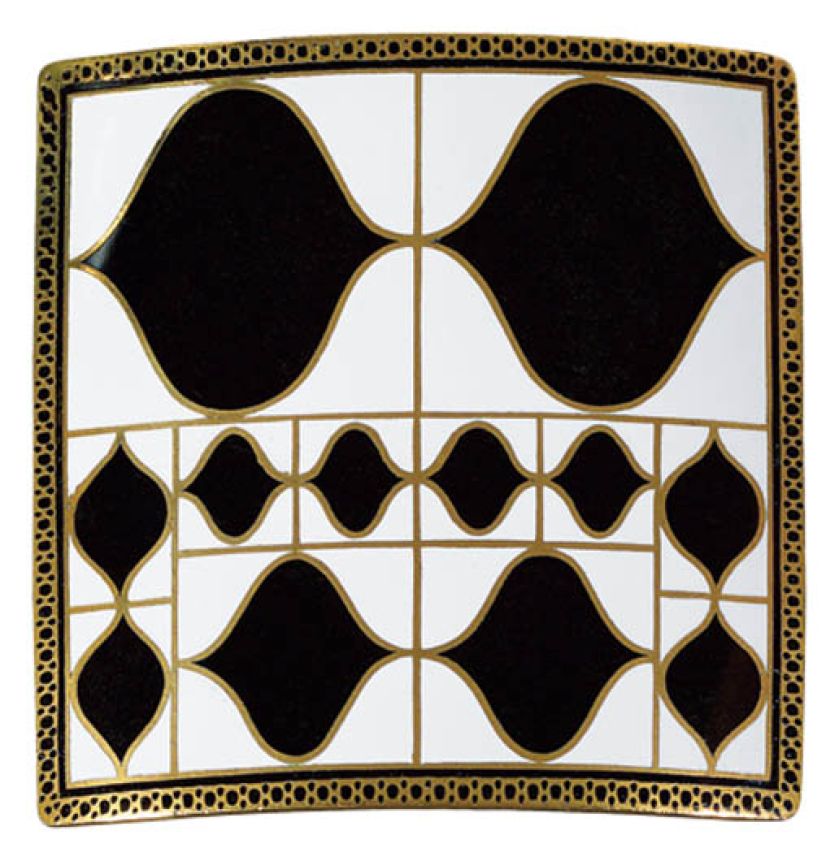 Klamra od paska projektu Josefa Hoffmanna, 1910 r., Decorative Arts Consult, Leopold Museum, Wiedeń