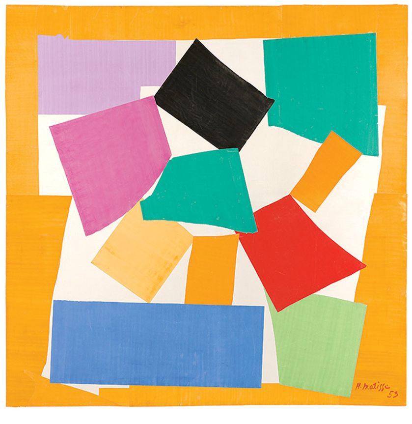 Henri Matisse Ślimak , 1953 r. Pędzlem i nożyczkami