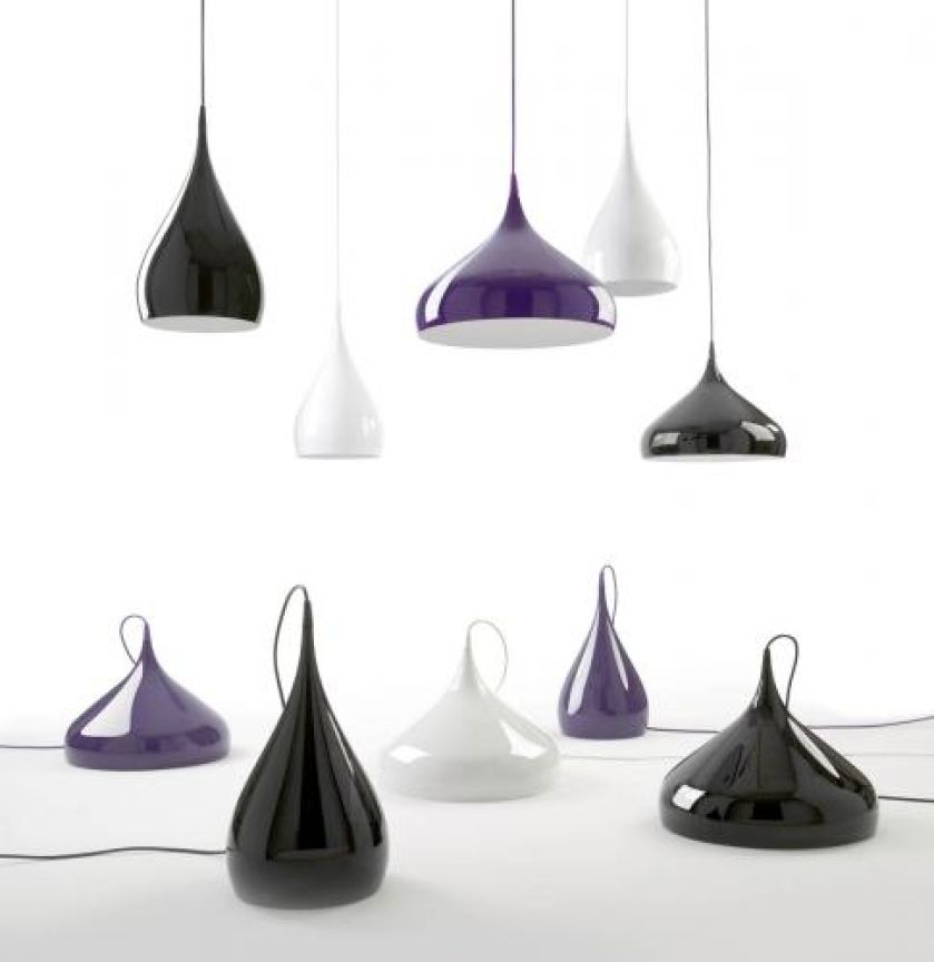 Benjamin Hubert- aluminiowe Spinning light na wysoki połysk.