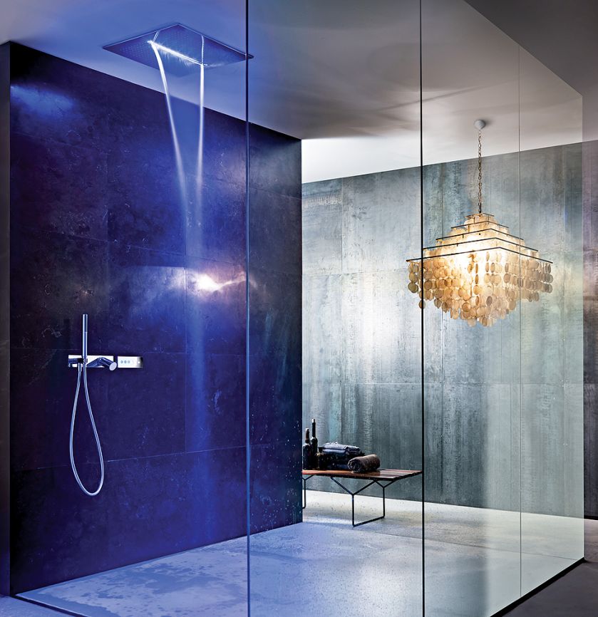 5. i 7. Dizajnerski prysznic (Shower Heads i Aquapura) – propozycja włoskiej rodzinnej firmy fantini