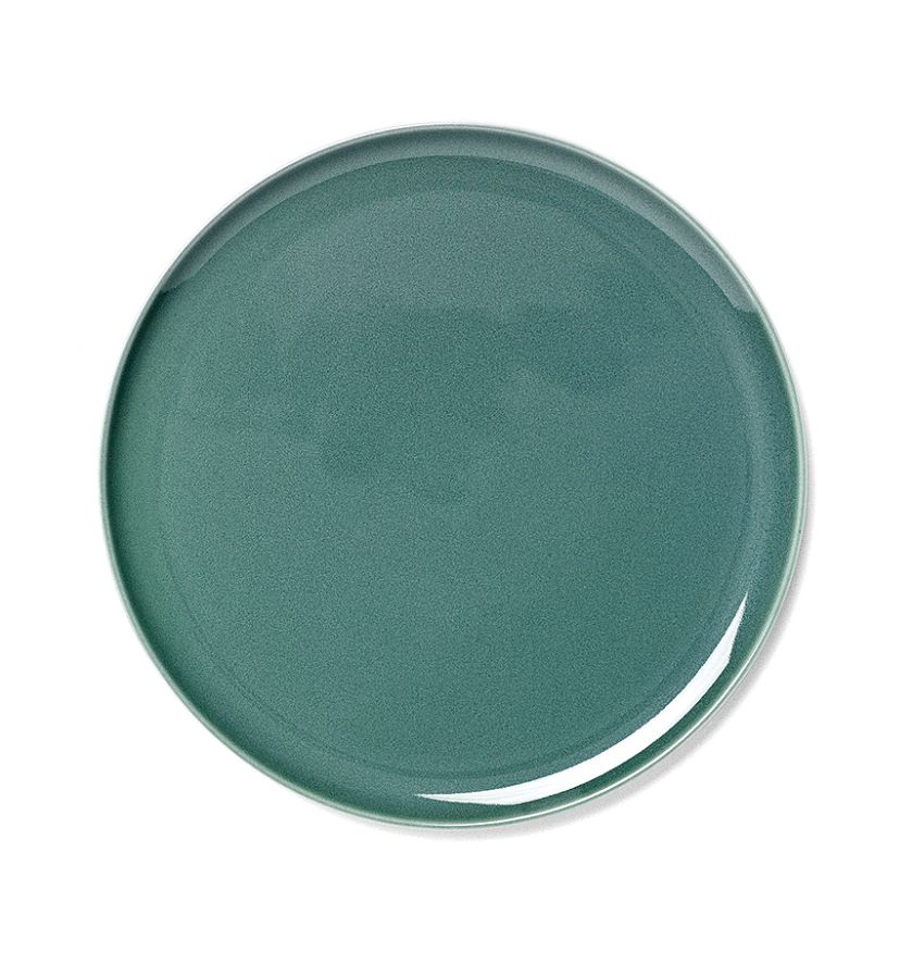 Zielony talerz lunchowy marki Menu kosztuje 80 zł, SQUARE SPACE