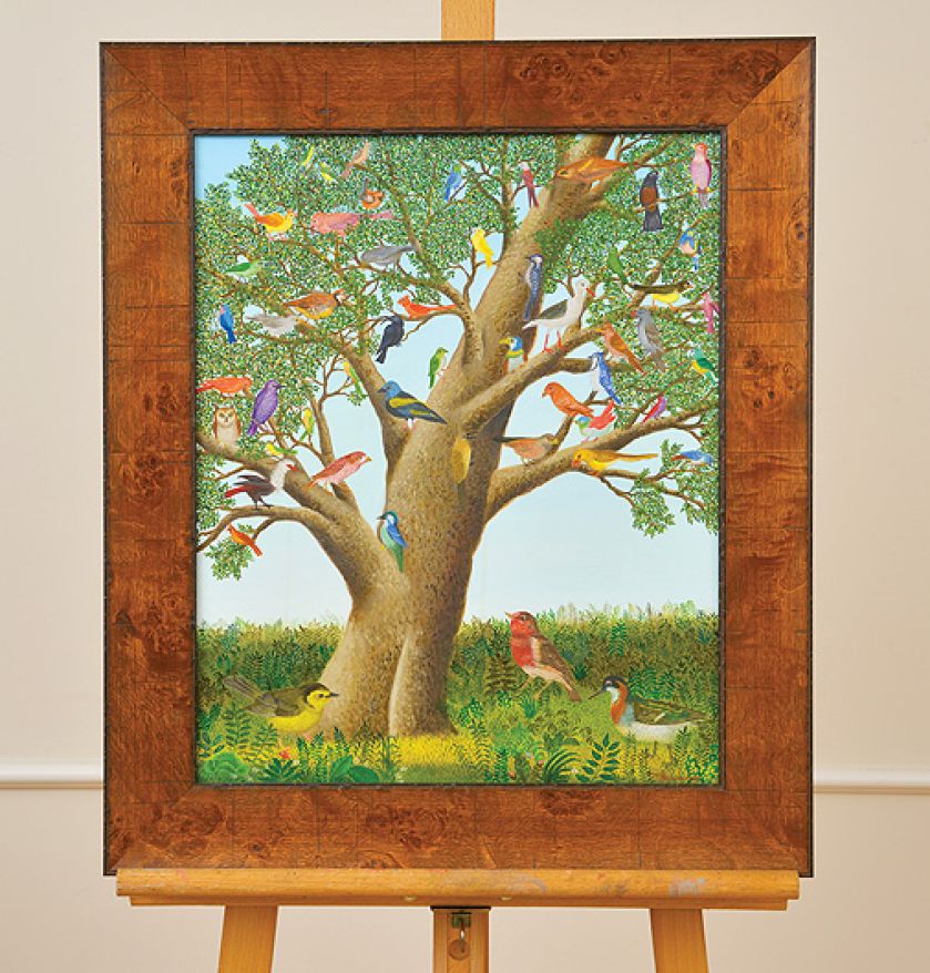 Drzewo i ptaki , 2010 r. Magdalena Shummer