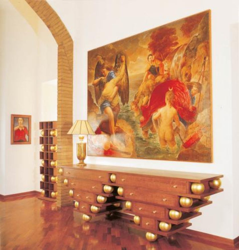 Orione - jeden z pierwszych mebli zaprojektowanych przez Caggiano.