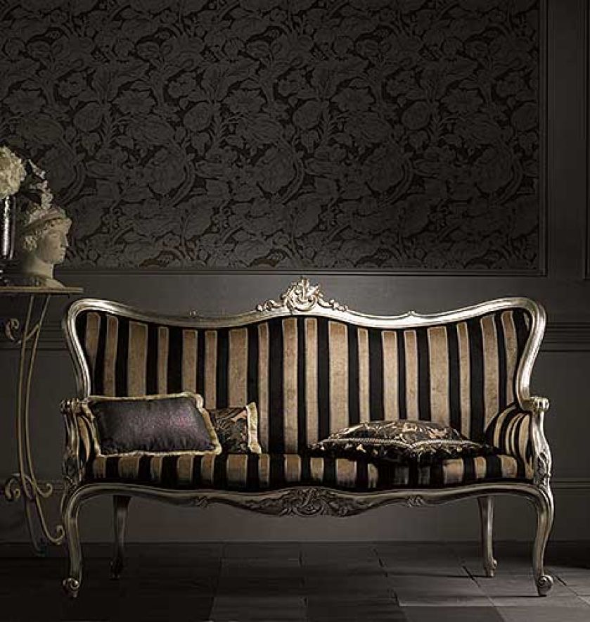 Pasy i paski są zawsze w modzie. Nadają się do różnych wnętrz i stylów. Tkanina Indulgence kosztuje 370 zł/m2. FONZI