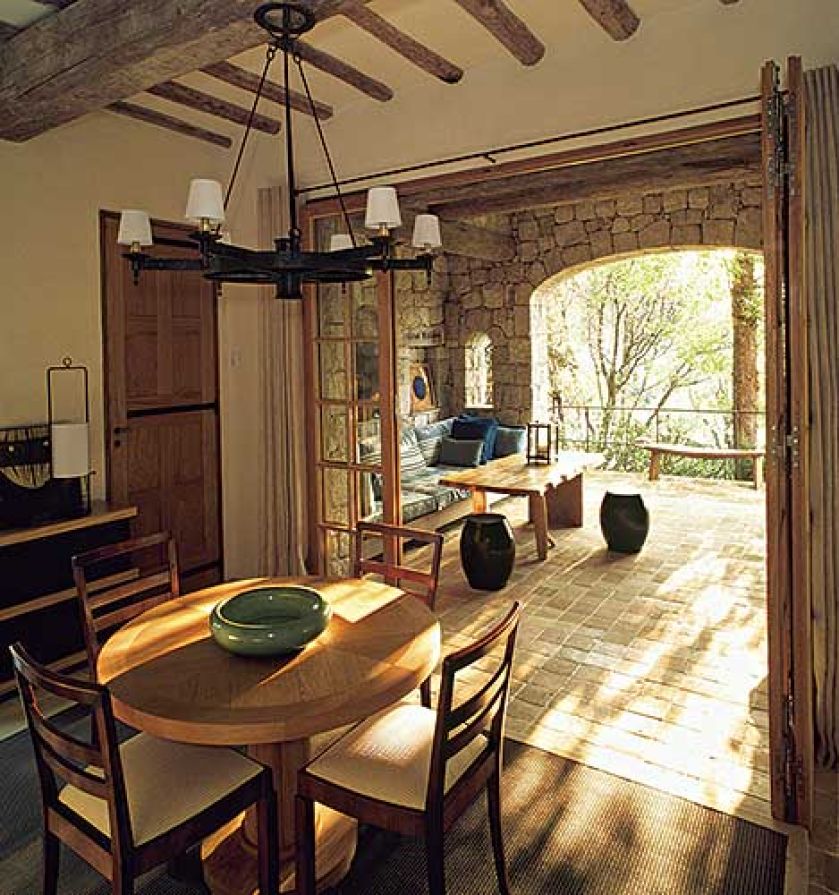 Z jadalni wychodzimy wprost na taras.