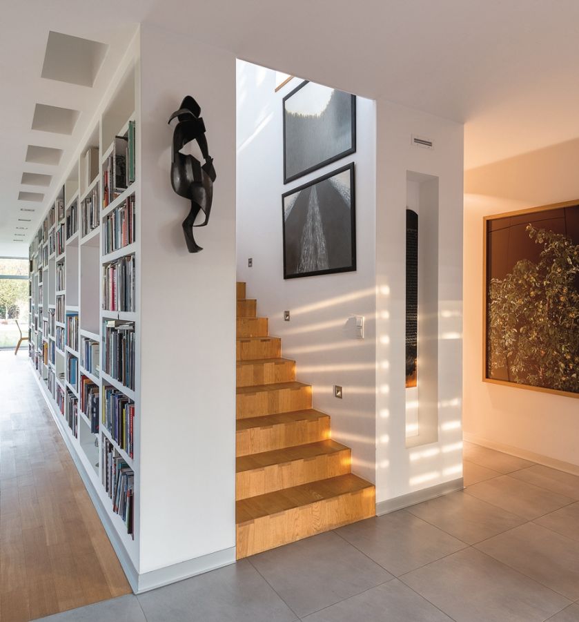 Modernistyczny dom kolekcjonera książek, sztuki i designu