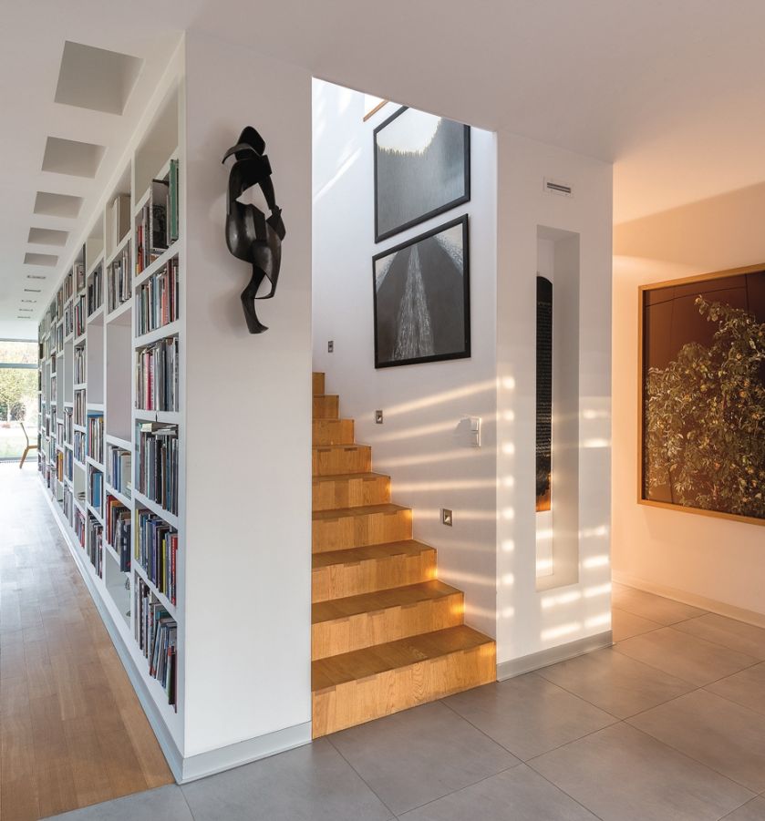 Modernistyczny dom kolekcjonera książek, sztuki i designu