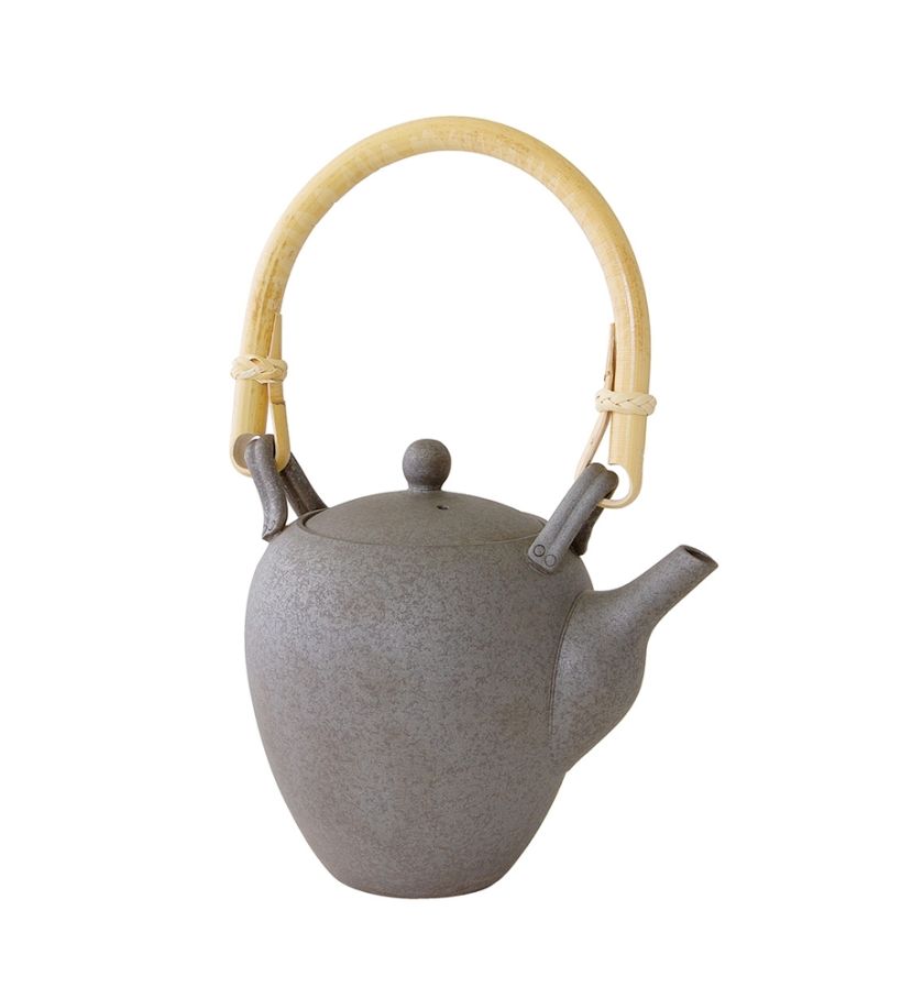 czajnik do herbaty z bambusowym uchwytem