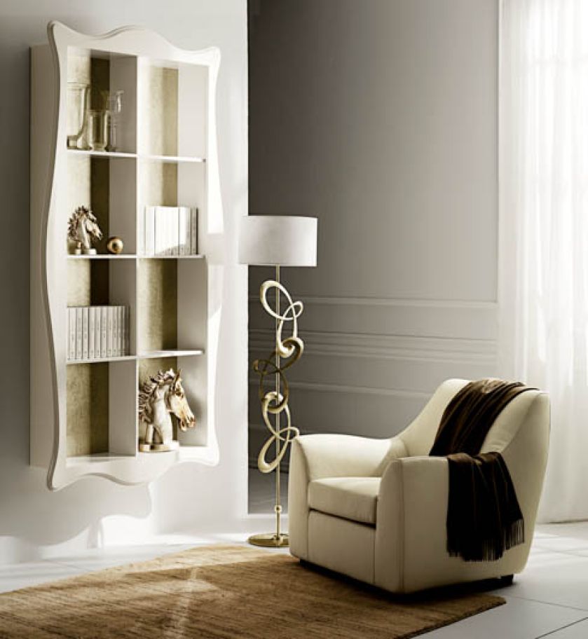 Propozycja od włoskiego Cantori - drewniany regalik Raffaello. STUDIO ITALIA