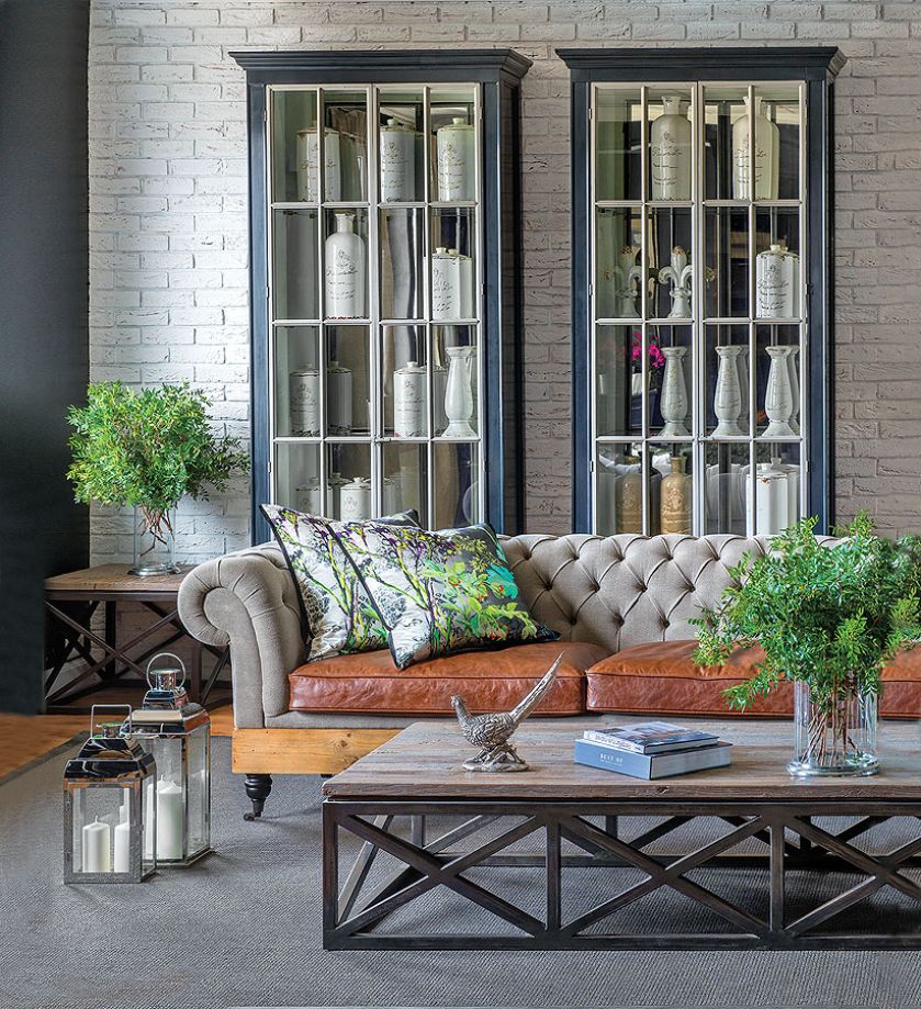 Niebanalne materiały, stonowane kolory.